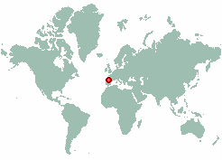 Lugarejos in world map